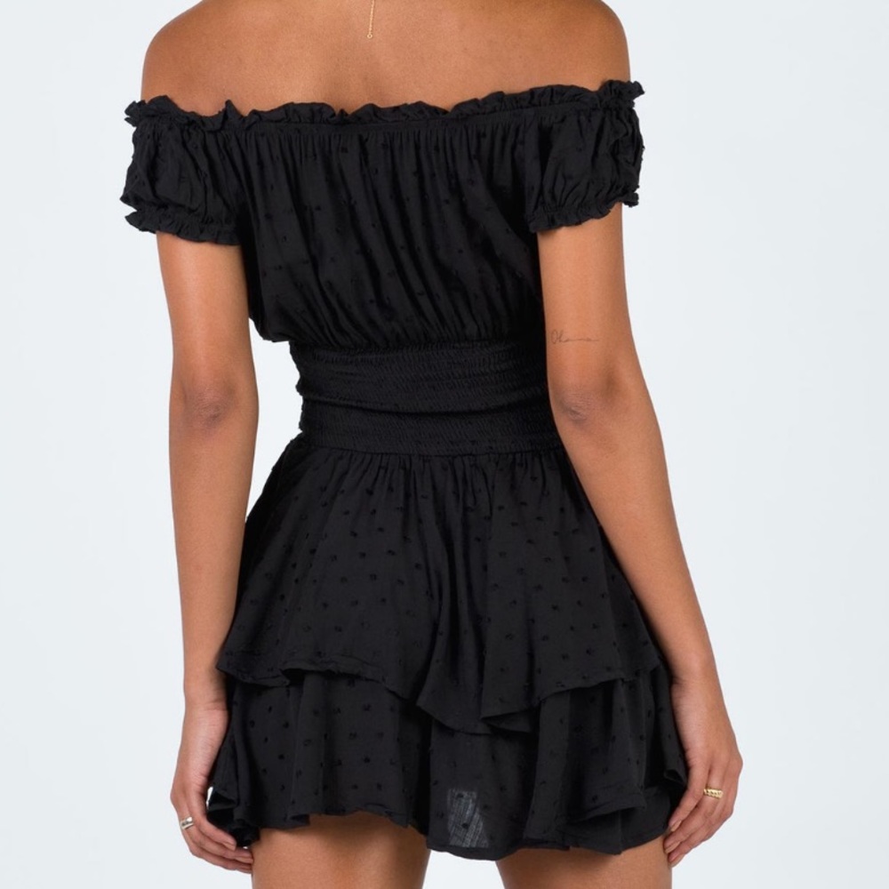 *Sold* Princess Polly Black Love Galore Romper Playsuit - Picture 2 of 3